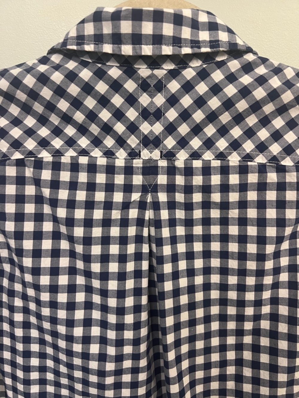 Vineyard Vines Navy and White Gingham Button-Down - Picture 7 of 7